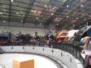 A selection of steam train engines