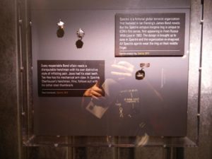 Various insignia and tools used in "Spectre"