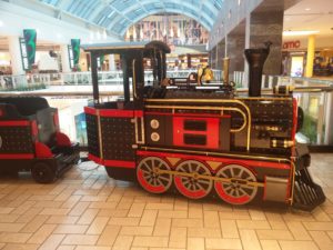 The land train at Tysons Corner Mall
